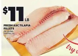 Loblaws FRESH ASC TILAPIA FILLETS offer