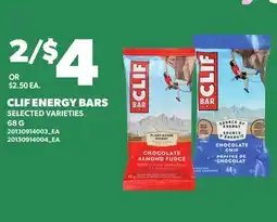 Loblaws CLIF ENERGY BARS offer