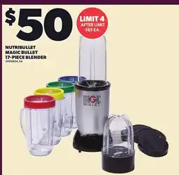 Loblaws NUTRIBULLET MAGIC BULLET 17-PIECE BLENDER offer
