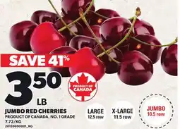 Loblaws JUMBO RED CHERRIES offer