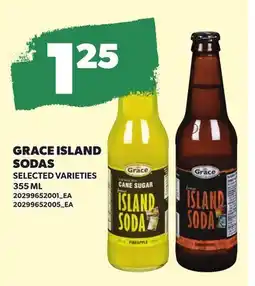 Loblaws GRACE ISLAND SODAS offer