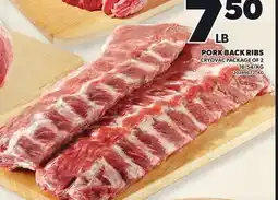 Loblaws PORK BACK RIBS offer