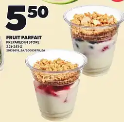 Loblaws FRUIT PARFAIT offer