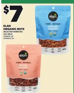 Loblaws ELAN ORGANIC NUTS offer