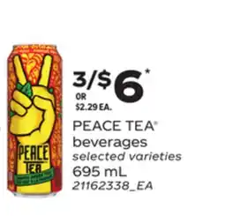 Loblaws PEACE TEA BEVERAGES offer