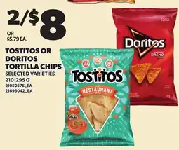 Loblaws TOSTITOS OR DORITOS TORTILLA CHIPS offer
