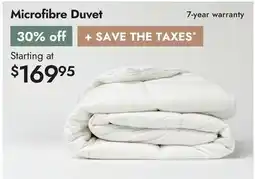 Linen Chest Microfibre Duvet offer