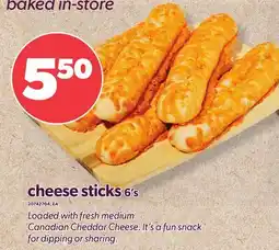 Loblaws CHEESE STICKS, 6'S offer