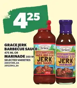 Loblaws GRACE JERK BARBECUE SAUCE, 475 ML OR MARINADE, 350 ML offer