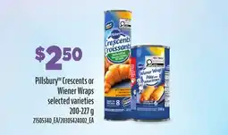 Loblaws PILLSBURY CRESCENTS OR WIENER WRAPS offer