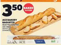 Loblaws ACE BAKERY BAGUETTE offer