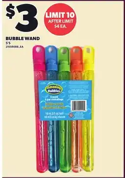 Loblaws BUBBLE WAND, 5'S offer