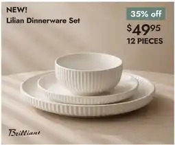 Linen Chest Lilian Dinnerware Set offer