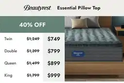Linen Chest Essential Pillow Top offer
