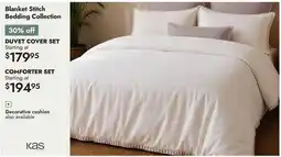 Linen Chest Blanket Stitch Bedding Collection offer