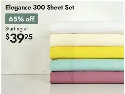 Linen Chest Elegance 300 Sheet Set offer
