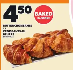 Independent Grocer BUTTER CROISSANTS, 6'S offer