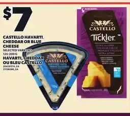 Independent Grocer CASTELLO HAVARTI, CHEDDAR OR BLUE CHEESE offer