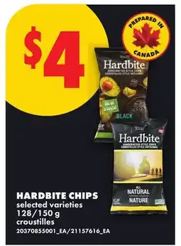 No Frills HARDBITE CHIPS, 128/150 g offer