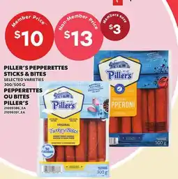 Independent Grocer PILLER'S PEPPERETTES STICKS & BITES, 300/500 G offer