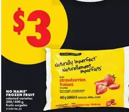 No Frills NO NAME FROZEN FRUIT, 300/400 g offer