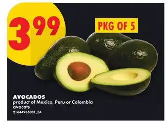 No Frills AVOCADOS, PKG OF 5 offer