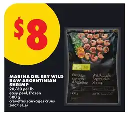 No Frills MARINA DEL REY WILD RAW ARGENTINIAN SHRIMP, 20/30 per lb offer