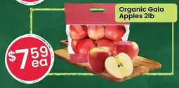 Healthy Planet Organic Gala Apples offer