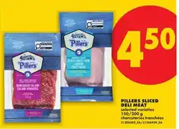 No Frills PILLERS SLICED DELI MEAT, 150/200 g offer