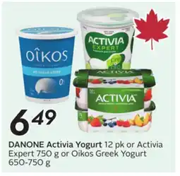 Sobeys Activia Yogurt offer