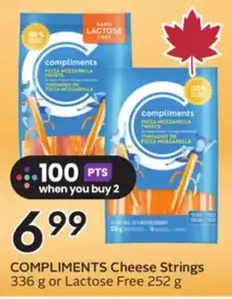 Sobeys COMPLIMENTS Cheese Strings offer