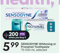 Sobeys Whitening or Pronamel Toothpaste offer