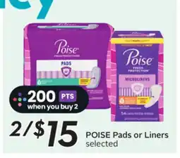 Sobeys Pads or Liners offer