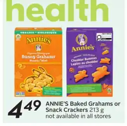 Sobeys Baked Grahams or Snack Crackers offer