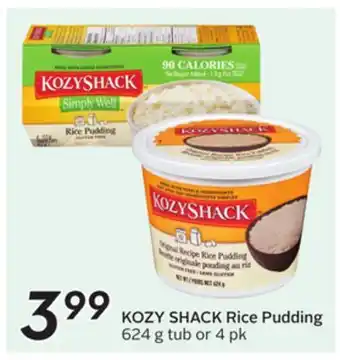 Sobeys Rice Pudding offer