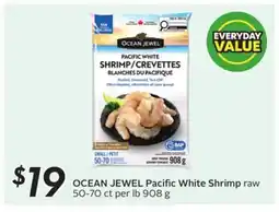 Sobeys Pacific White Shrimp offer