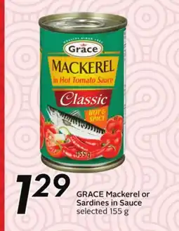 Sobeys Mackerel or Sardines in Sauce offer