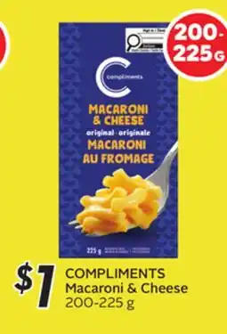 Sobeys COMPLIMENTS Macaroni & Cheese offer