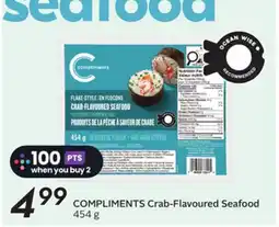 Sobeys COMPLIMENTS Crab-Flavoured Seafood offer