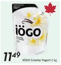 Sobeys Creamy Yogurt offer