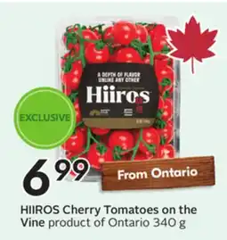 Sobeys Cherry Tomatoes on the Vine offer