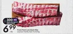Sobeys Fresh Pork Loin Back Ribs offer