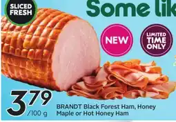 Sobeys Black Forest Ham, Honey Maple or Hot Honey Ham offer