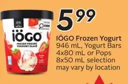 Sobeys Frozen Yogurt offer