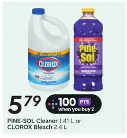 Sobeys Cleaner 1.41 L or Bleach 2.4 L offer