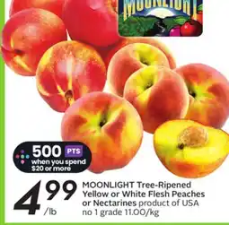 Sobeys Tree-Ripened Yellow or White Flesh Peaches or Nectarines offer