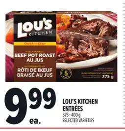 Metro LOU'S KITCHEN ENTREES offer