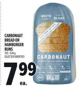 Metro CARBONAUT BREAD OR HAMBURGER BUNS offer