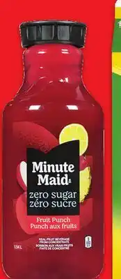 Metro MINUTE MAID ZERO SUGAR REFRIGERATED DRINKS OR FUZE ICED TEA offer