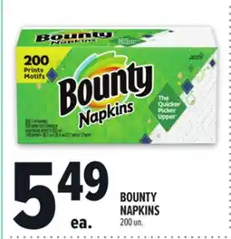 Metro BOUNTY NAPKINS offer